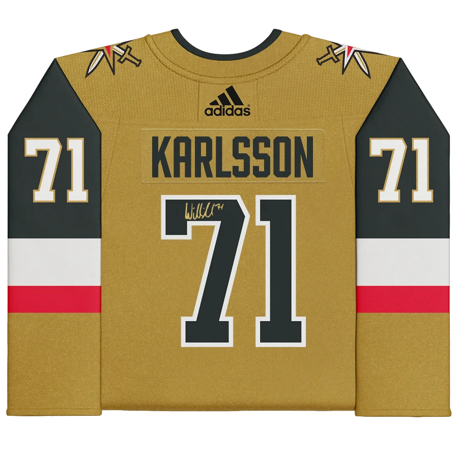 William Karlsson Signed Vegas Golden Knights Jersey | 2023 Stanley Cup Final Patch