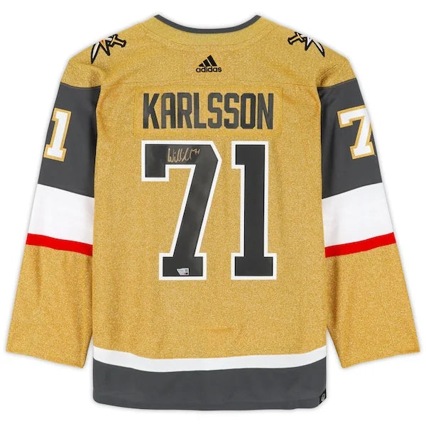 William Karlsson Signed Vegas Golden Knights Jersey | 2023 Stanley Cup Final Patch