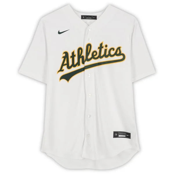 Nick Kurtz Signed Athletics White Jersey | MLB Authenticated | WJRSYKU0116