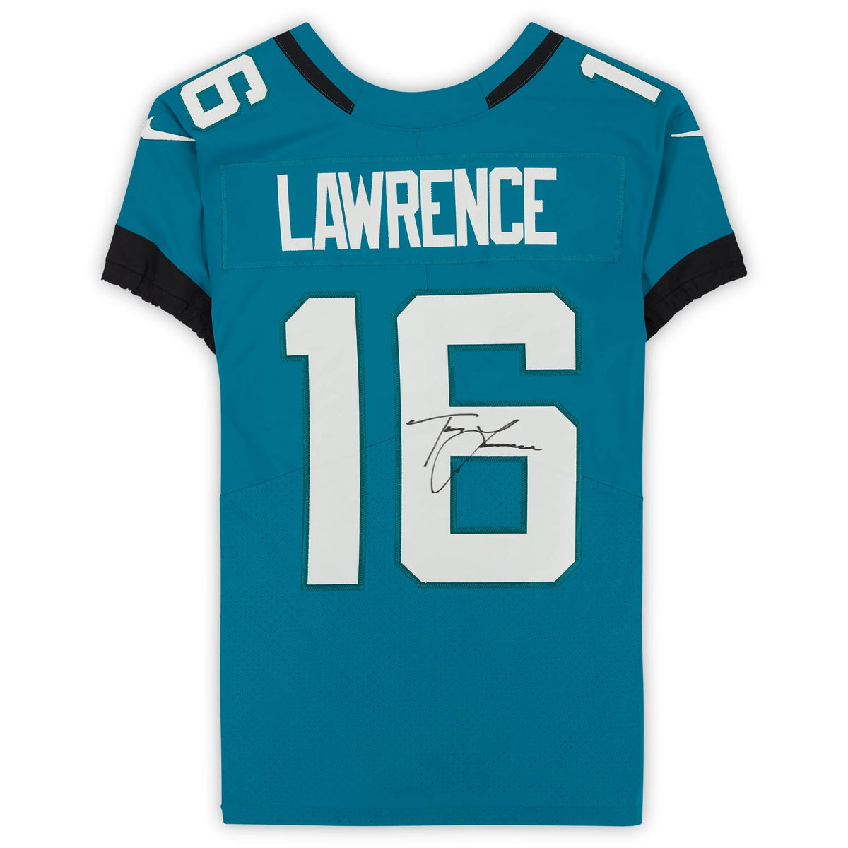 Trevor Lawrence Signed Jaguars Teal Nike Elite Jersey | Authenticated | WJRSYLA0102