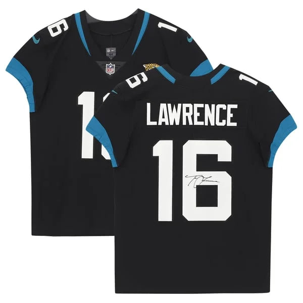 Trevor Lawrence Signed Jacksonville Jaguars Black Nike Elite Jersey | WJRSYLA0114