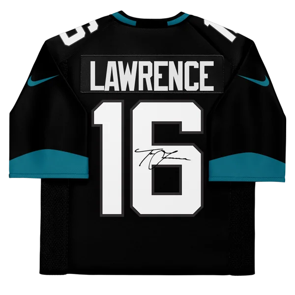 Trevor Lawrence Signed Jacksonville Jaguars Black Nike Elite Jersey | WJRSYLA0114