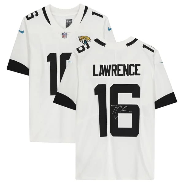 Trevor Lawrence Signed Jaguars Jersey | Nike Limited White | WJRSYLA0119