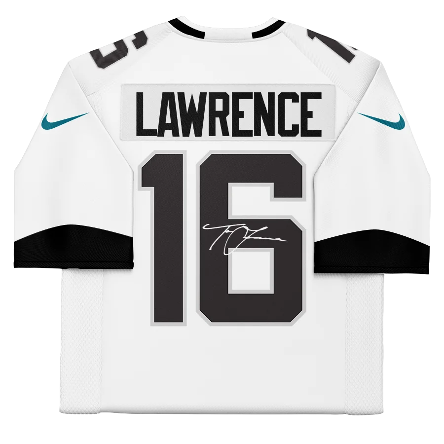 Trevor Lawrence Signed Jaguars Jersey | Nike Limited White | WJRSYLA0119