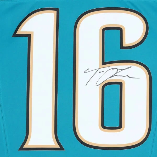 Trevor Lawrence Signed Jacksonville Jaguars Teal Throwback Jersey | WJRSYLA0160