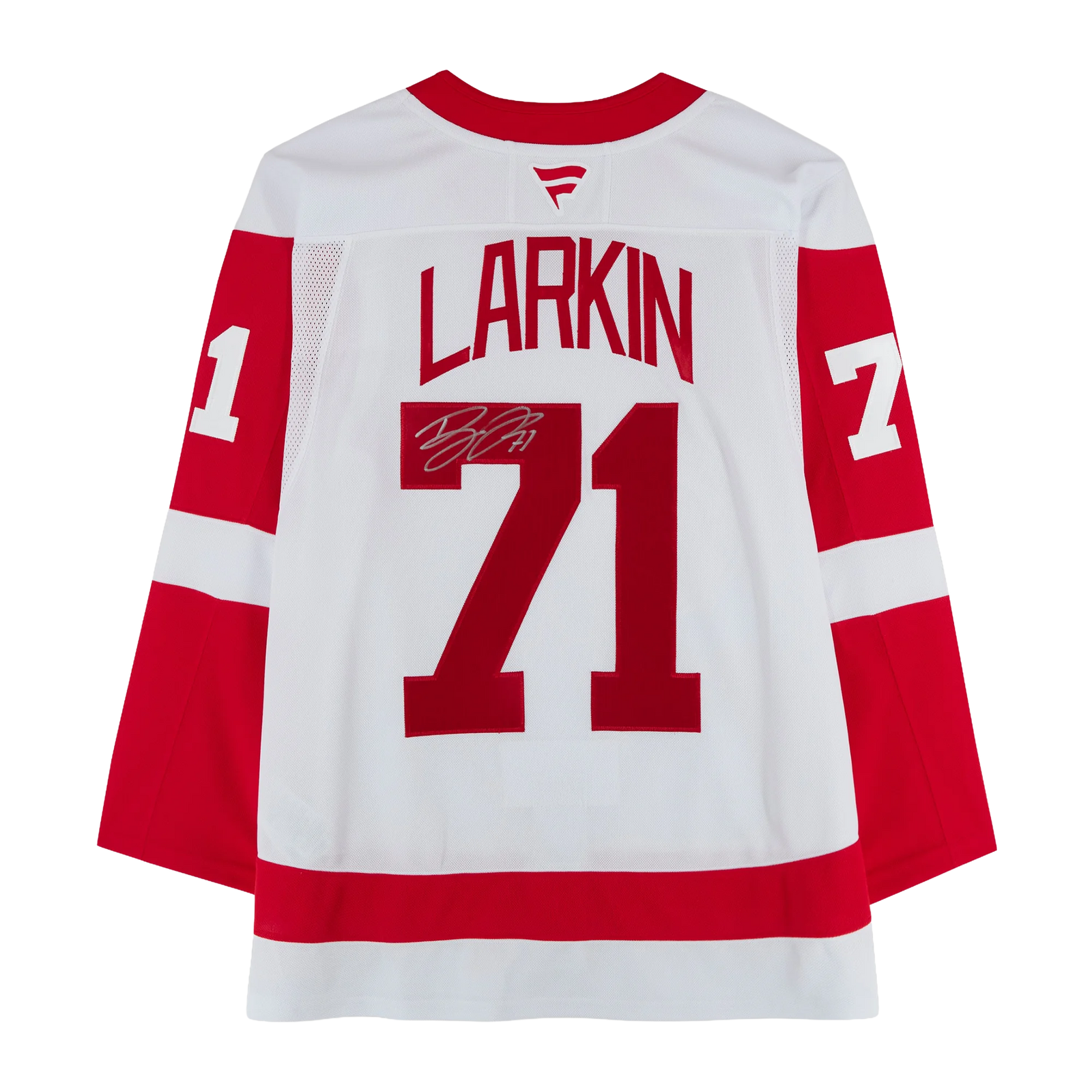 Dylan Larkin Signed Detroit Red Wings White Jersey | Authenticated