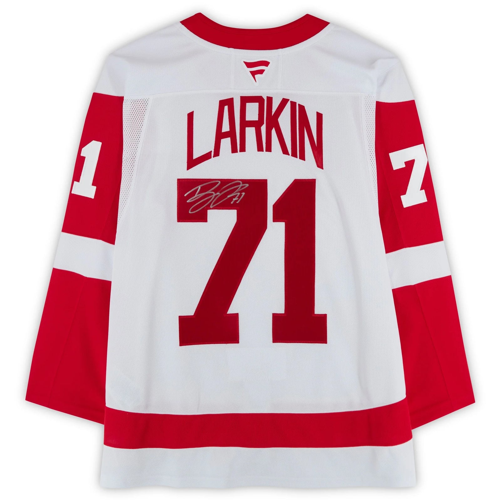 Dylan Larkin Signed Detroit Red Wings White Jersey | Authenticated