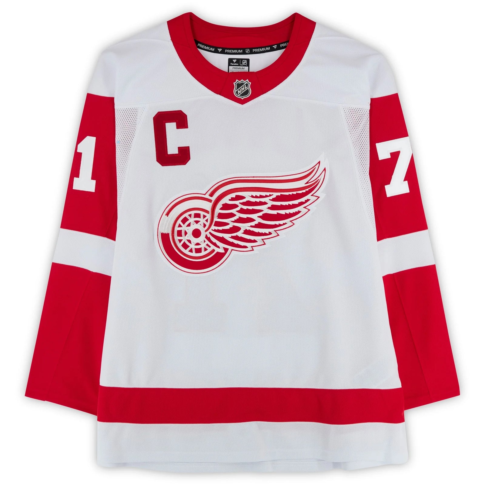 Dylan Larkin Signed Detroit Red Wings White Jersey | Authenticated