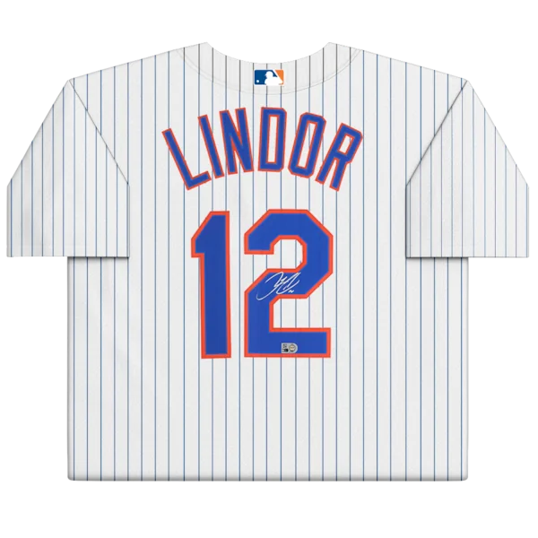 Francisco Lindor Signed Mets White Nike Jersey | MLB Authenticated