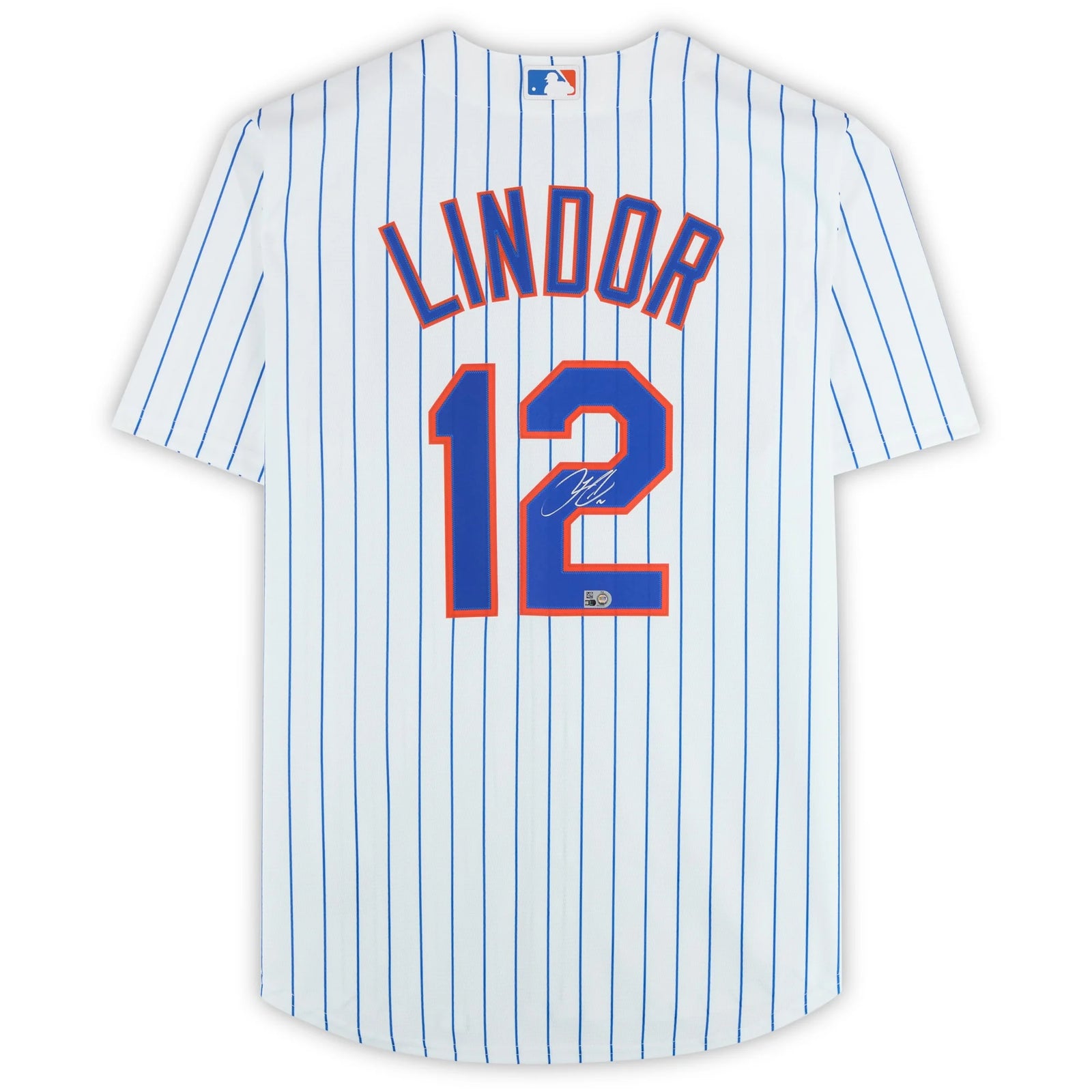Francisco Lindor Signed Mets White Nike Jersey | MLB Authenticated