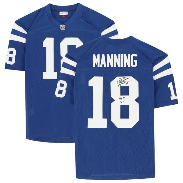Peyton Manning Signed Indianapolis Colts Jersey | HOF 21 Inscription | WJRSYMA0212