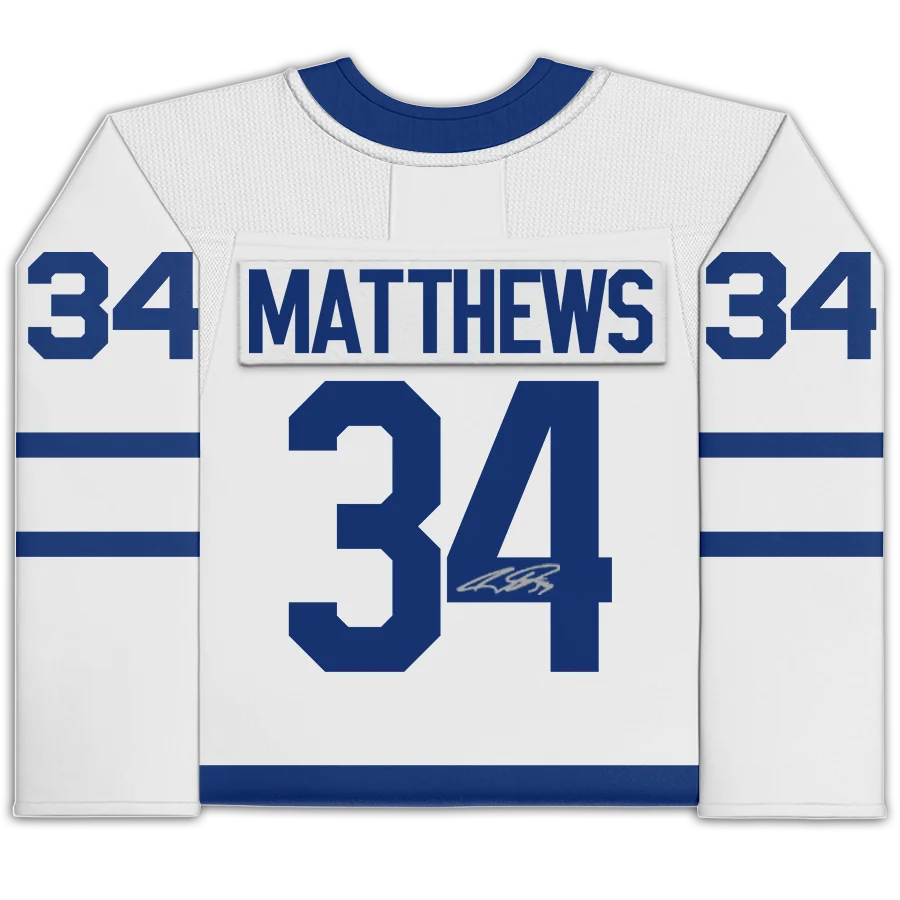Auston Matthews Signed Toronto Maple Leafs Jersey | White Breakaway