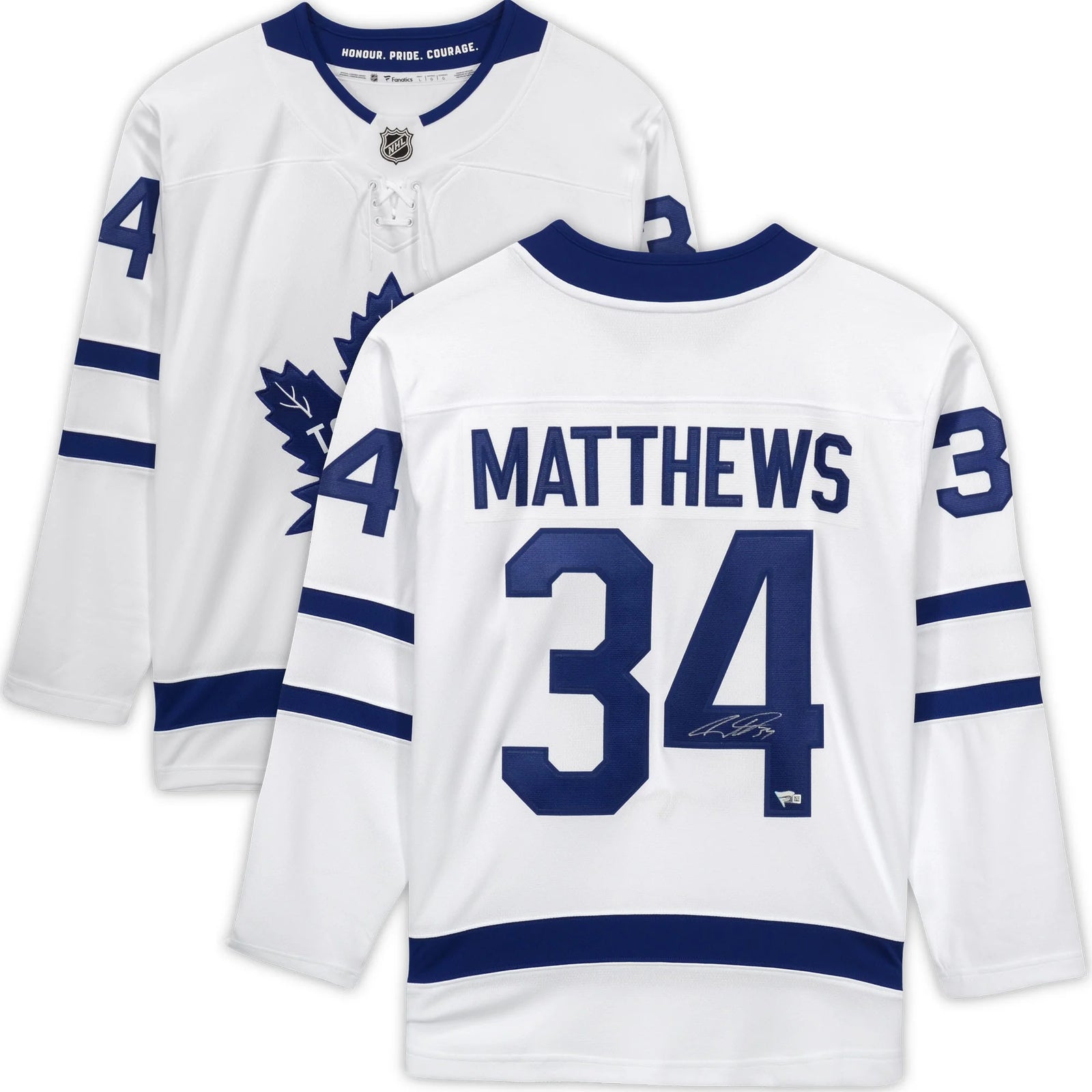 Auston Matthews Signed Toronto Maple Leafs Jersey | White Breakaway