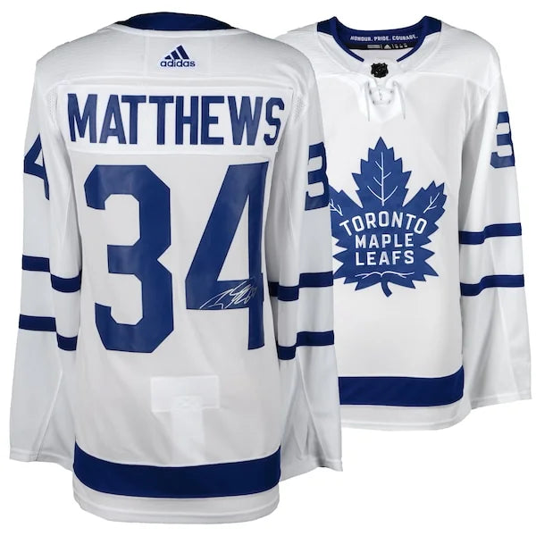 Auston Matthews Signed Toronto Maple Leafs White Jersey | Authenticated
