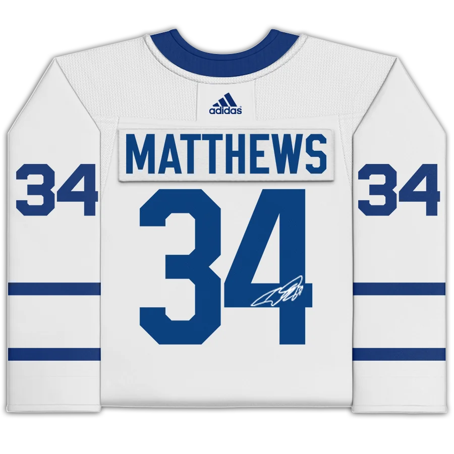 Auston Matthews Signed Toronto Maple Leafs White Jersey | Authenticated