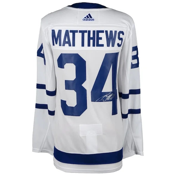Auston Matthews Signed Toronto Maple Leafs White Jersey | Authenticated