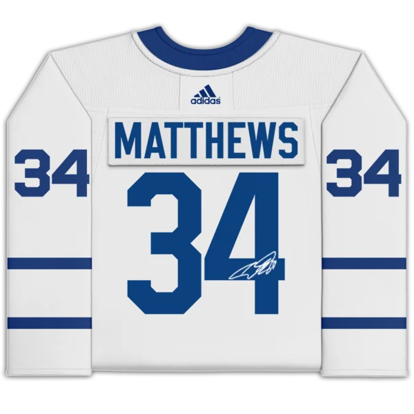 Auston Matthews Signed Toronto Maple Leafs White Jersey | Authenticated