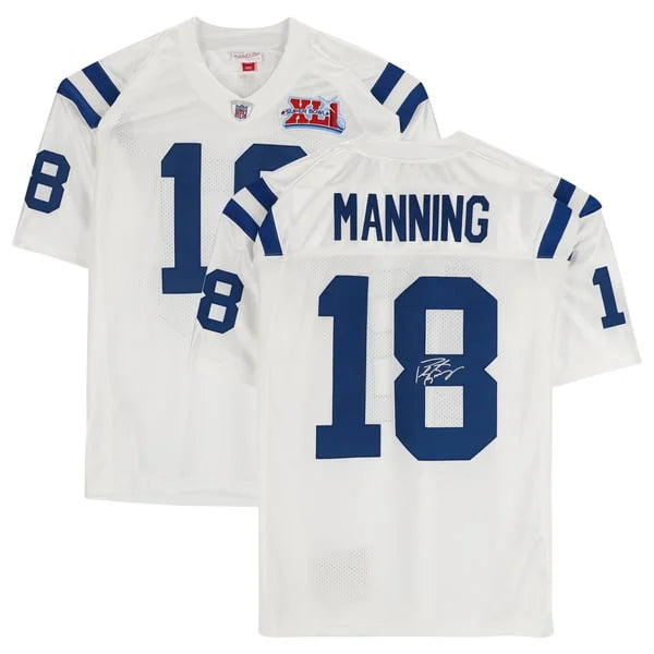 Peyton Manning Signed Indianapolis Colts Jersey | 2006 Super Bowl Patch | WJRSYMA0258