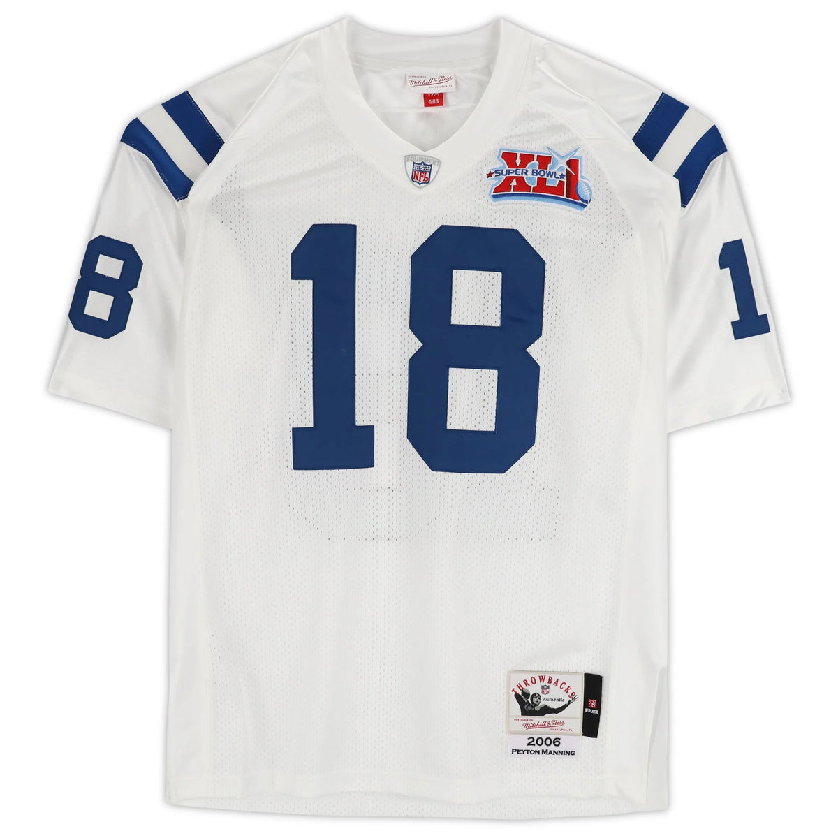 Peyton Manning Signed Indianapolis Colts Jersey | 2006 Super Bowl Patch | WJRSYMA0258