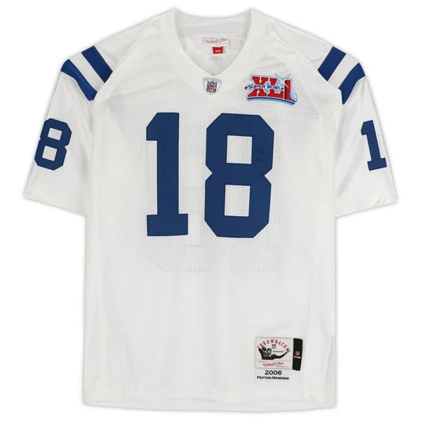 Peyton Manning Signed Indianapolis Colts Jersey | 2006 Super Bowl Patch | WJRSYMA0258
