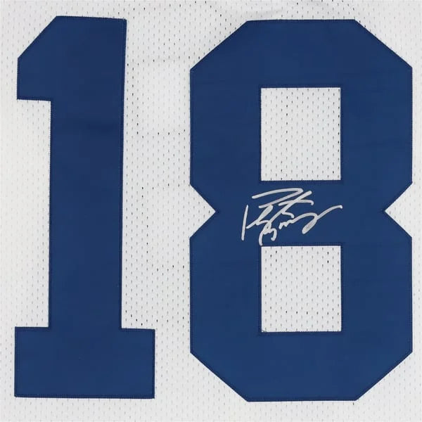 Peyton Manning Signed Indianapolis Colts Jersey | 2006 Super Bowl Patch | WJRSYMA0258