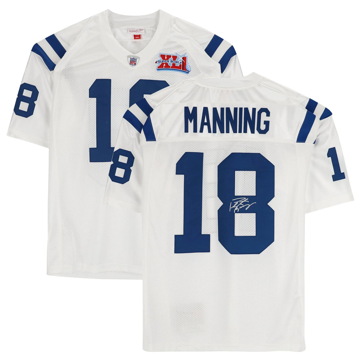 Peyton Manning Signed Indianapolis Colts Jersey | 2006 Super Bowl Patch | WJRSYMA0258