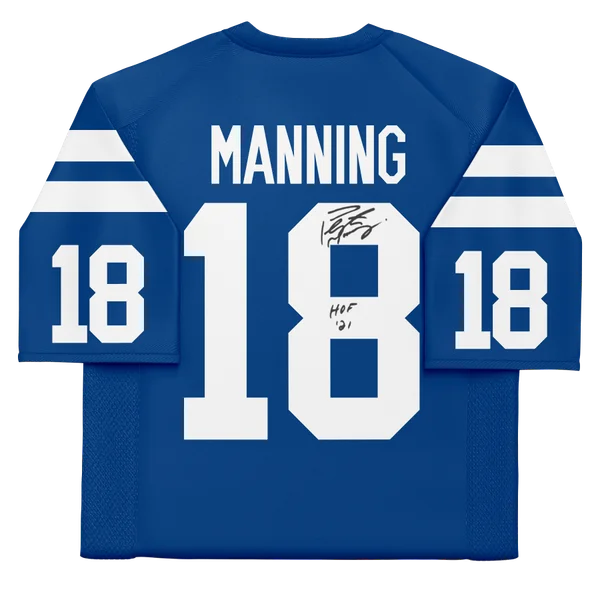 Peyton Manning Signed Indianapolis Colts Jersey | HOF 21 Inscription | WJRSYMA0497
