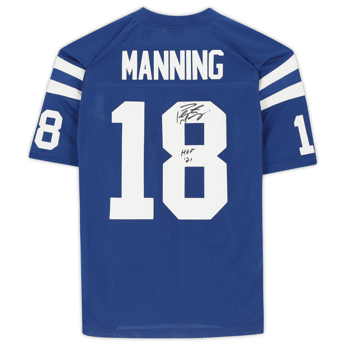 Peyton Manning Signed Indianapolis Colts Jersey | HOF 21 Inscription | WJRSYMA0497