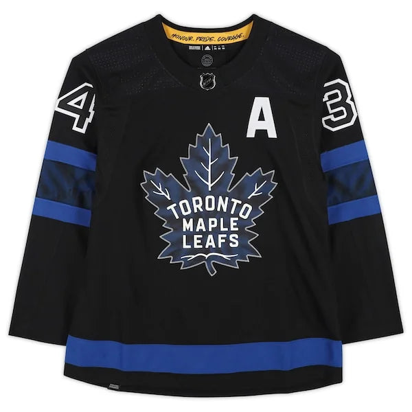 Auston Matthews Signed Toronto Maple Leafs Black Alternate Jersey | Authenticated