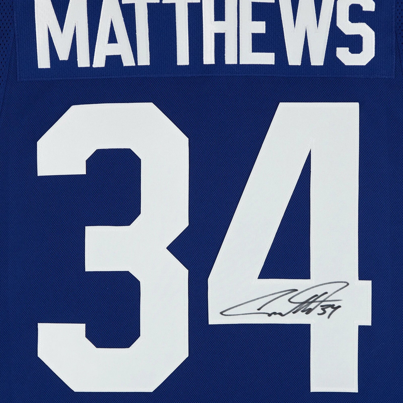 Auston Matthews Signed Toronto Maple Leafs Blue Jersey | Authenticated