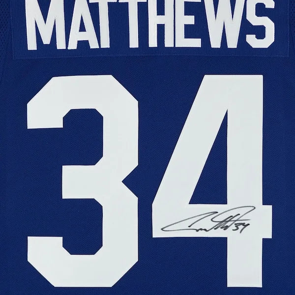 Auston Matthews Signed Toronto Maple Leafs Blue Jersey | Authenticated