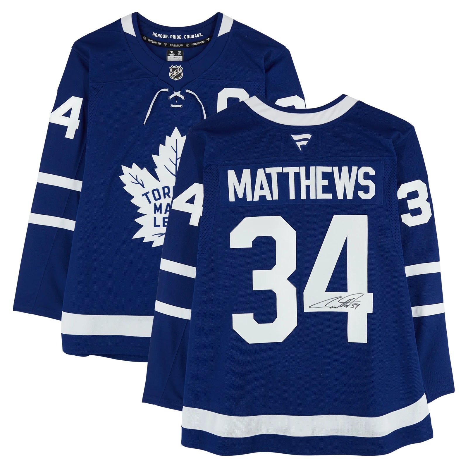 Auston Matthews Signed Toronto Maple Leafs Blue Jersey | Authenticated