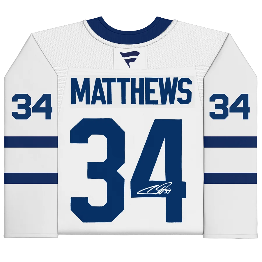 Auston Matthews Signed Toronto Maple Leafs White Jersey | Authenticated