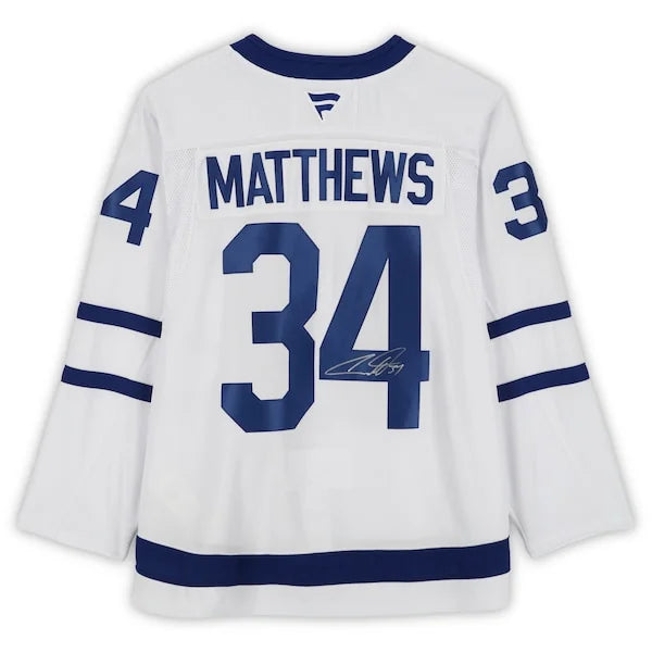 Auston Matthews Signed Toronto Maple Leafs White Jersey | Authenticated