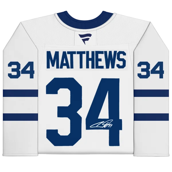 Auston Matthews Signed Toronto Maple Leafs White Jersey | Authenticated