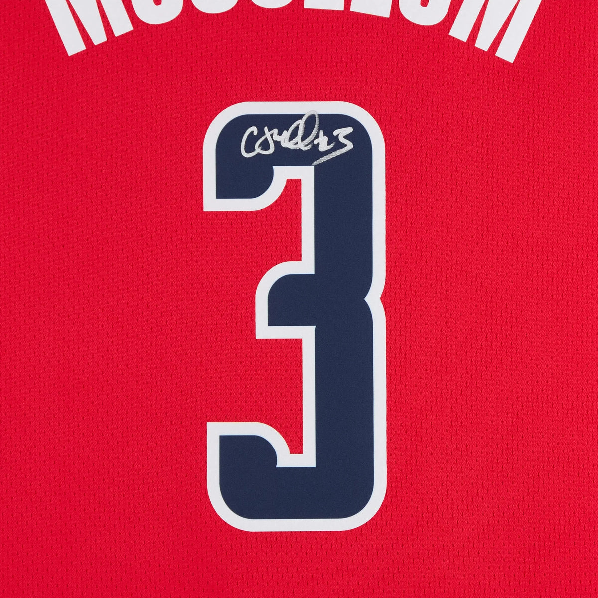CJ McCollum Signed Washington Wizards Nike Red Icon Jersey | Authenticated | WJRSYMC0207