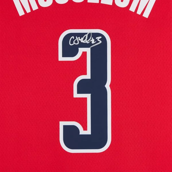 CJ McCollum Signed Washington Wizards Nike Red Icon Jersey | Authenticated | WJRSYMC0207