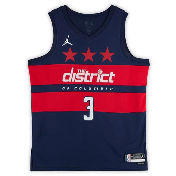CJ McCollum Signed Washington Wizards Navy Statement Jersey | Authenticated | WJRSYMC0208