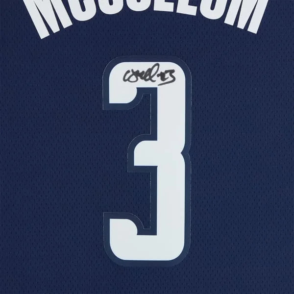 CJ McCollum Signed Washington Wizards Navy Statement Jersey | Authenticated | WJRSYMC0208