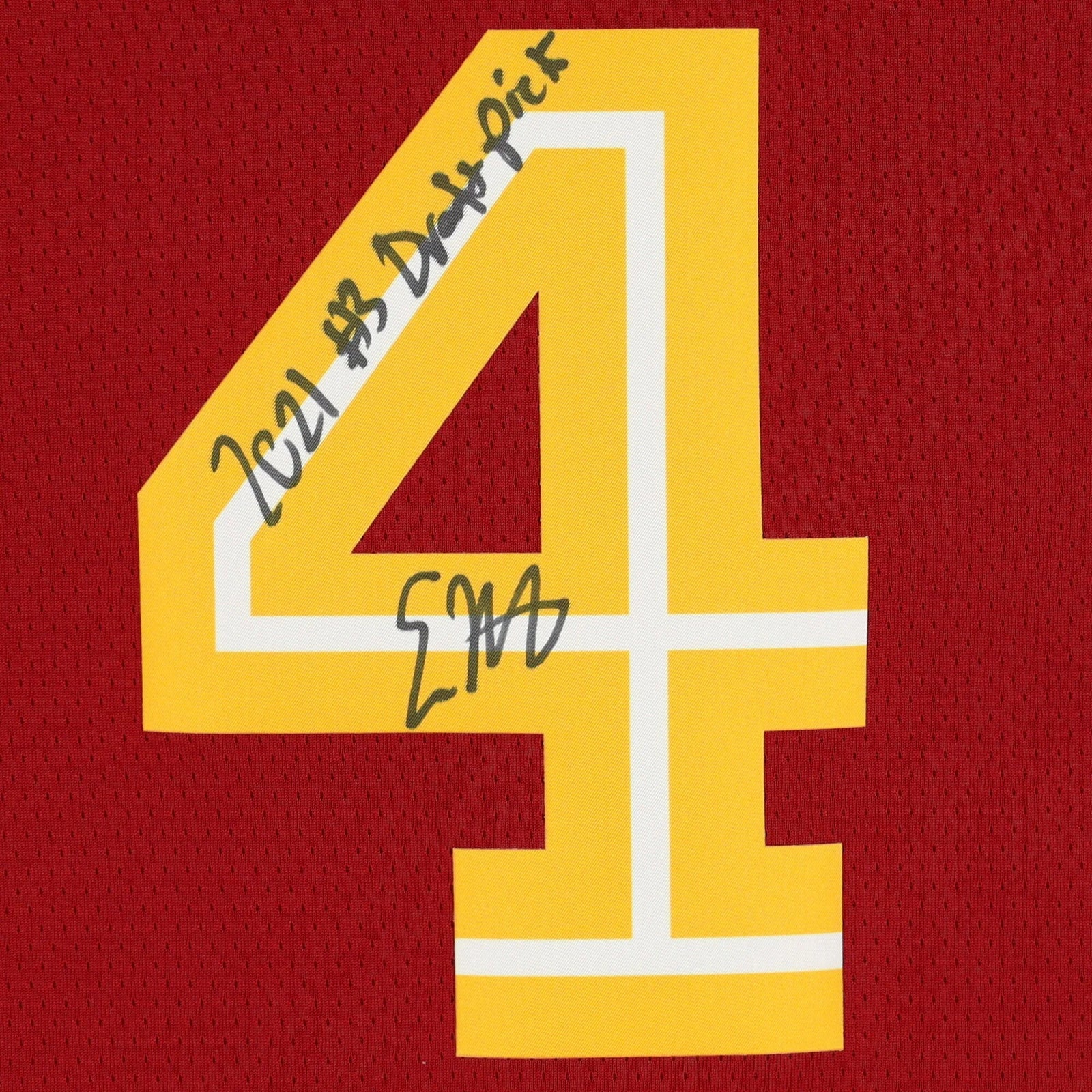 2021-2022 Evan Mobley Signed Cavaliers Jersey | #3 Draft Pick Inscription