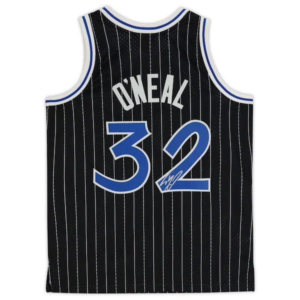Shaquille O'Neal Signed Orlando Magic Jersey | Mitchell & Ness Black Pinstripe