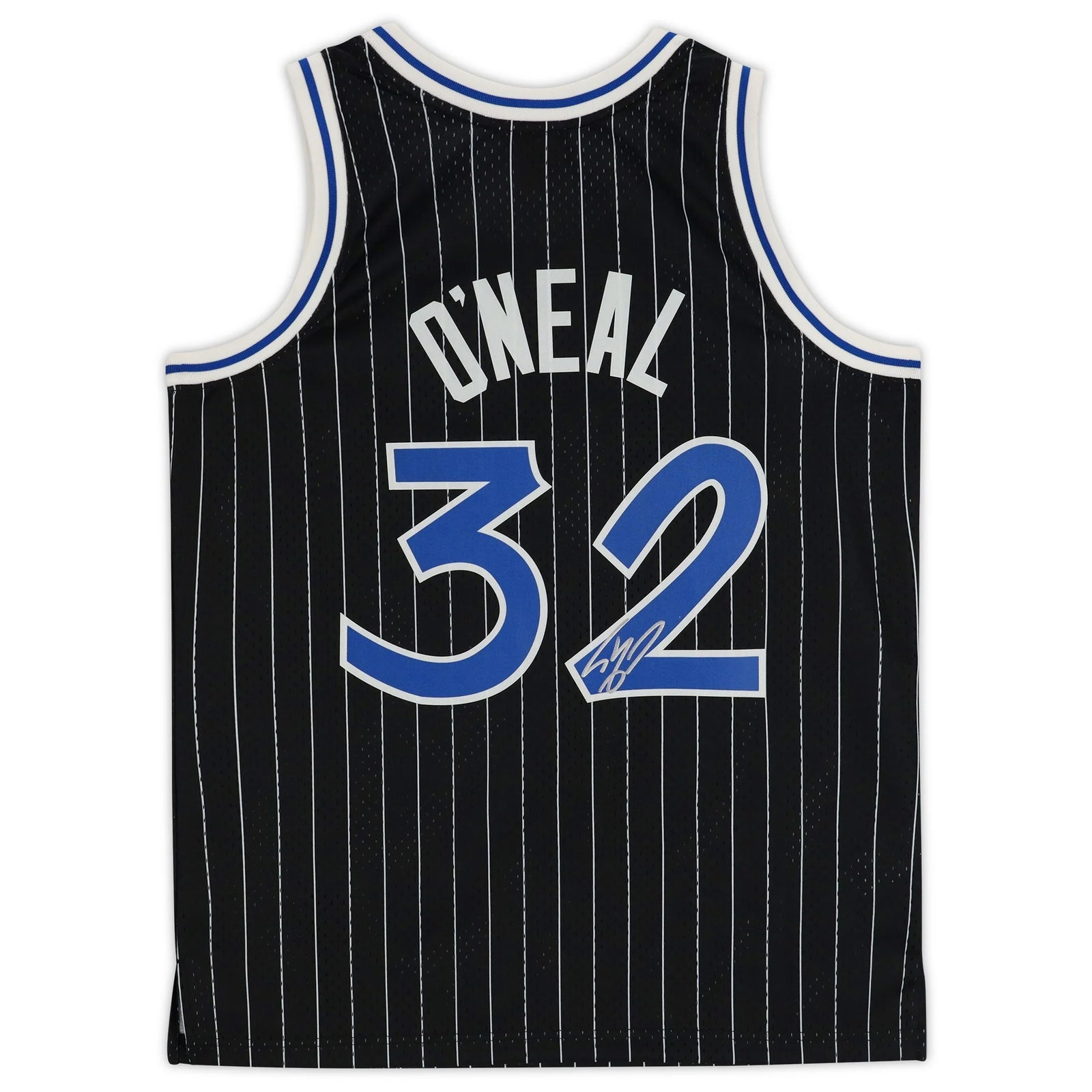 Shaquille O'Neal Signed Orlando Magic Jersey | Mitchell & Ness Black Pinstripe