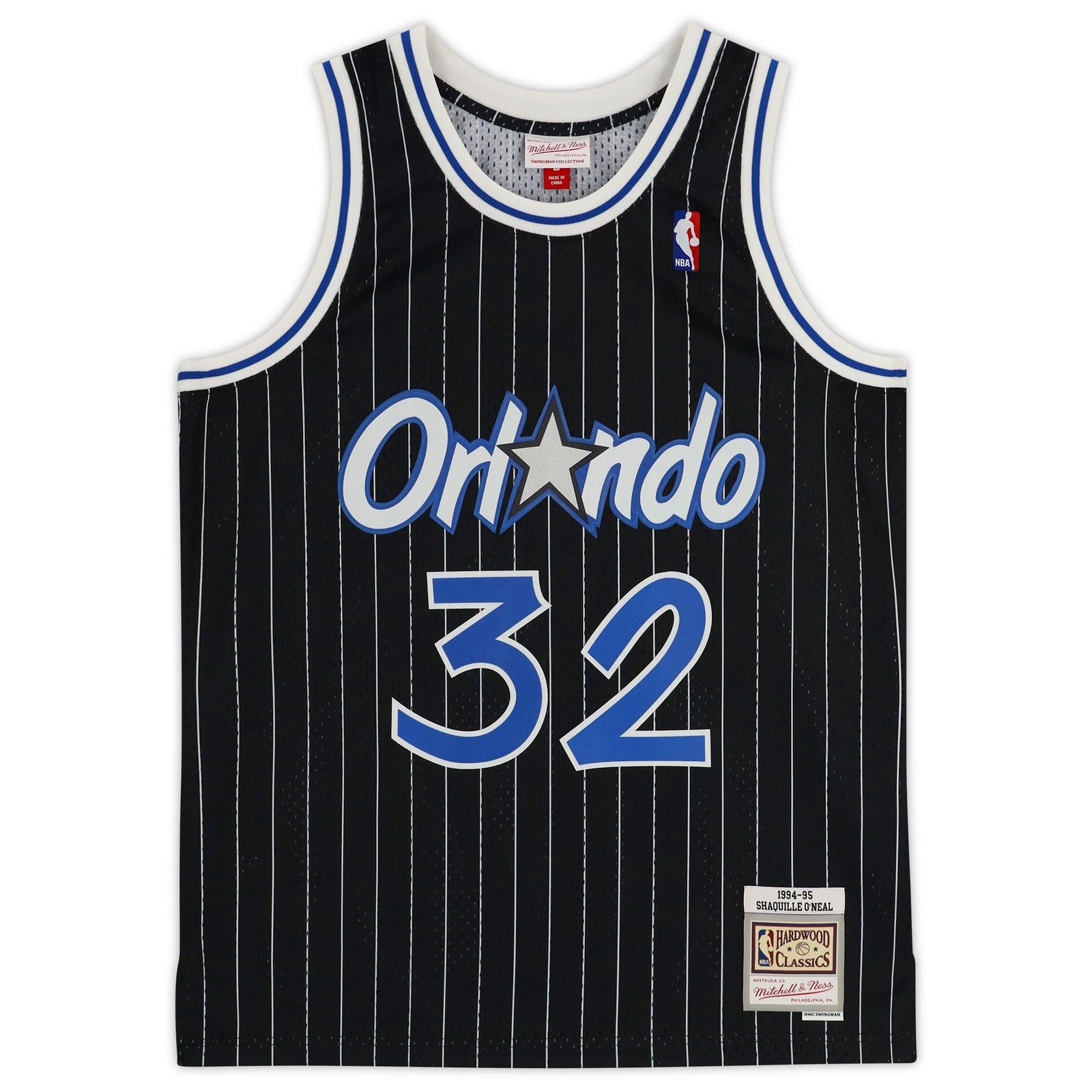 Shaquille O'Neal Signed Orlando Magic Jersey | Mitchell & Ness Black Pinstripe