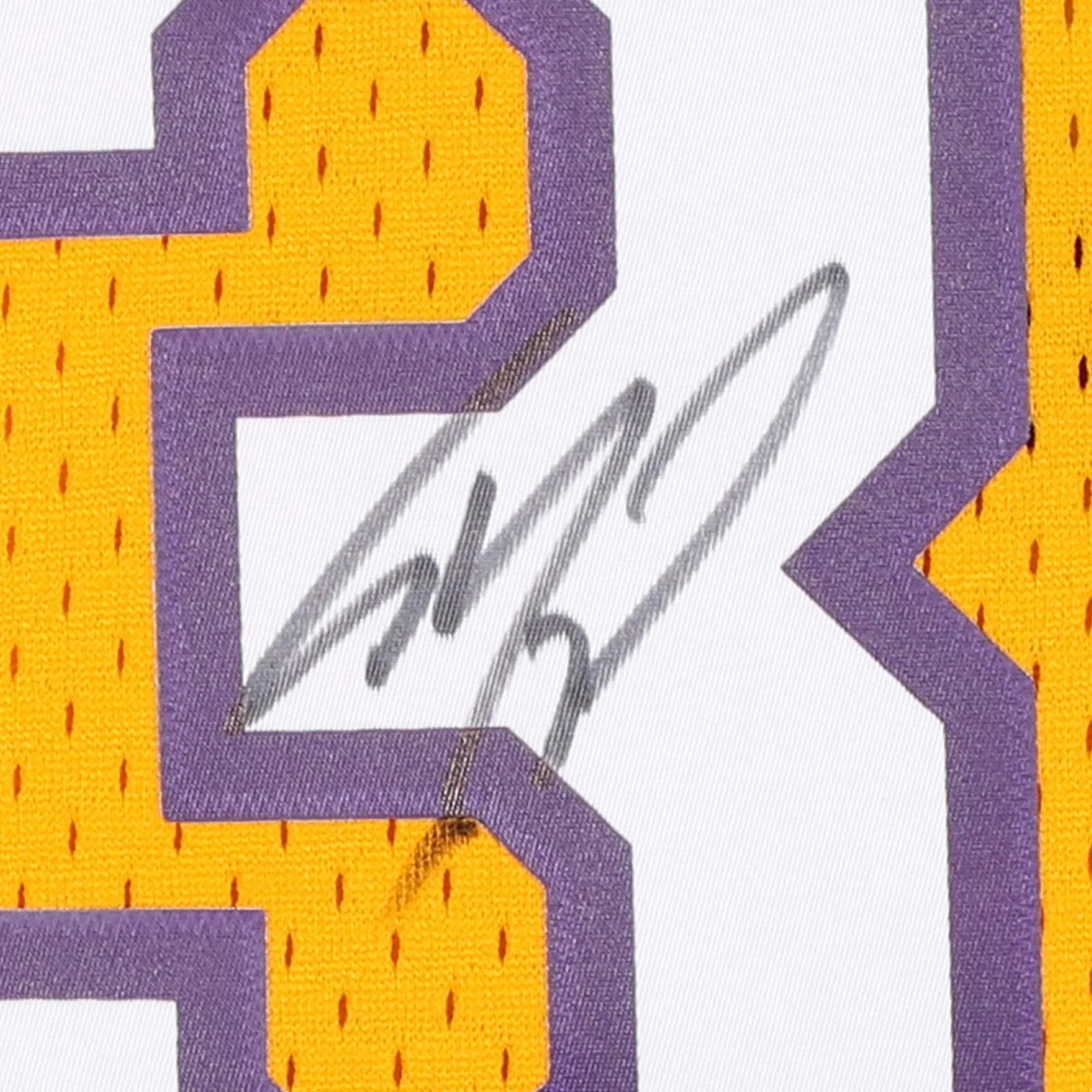 Shaquille O'Neal Signed Lakers Gold Jersey | 1999-00 Harwood Classic