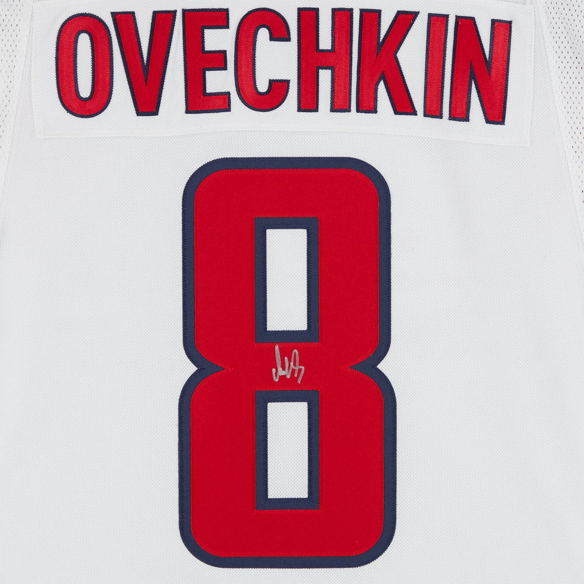 Alex Ovechkin Signed Washington Capitals White Road Jersey | Authenticated | WJRSYOV0105