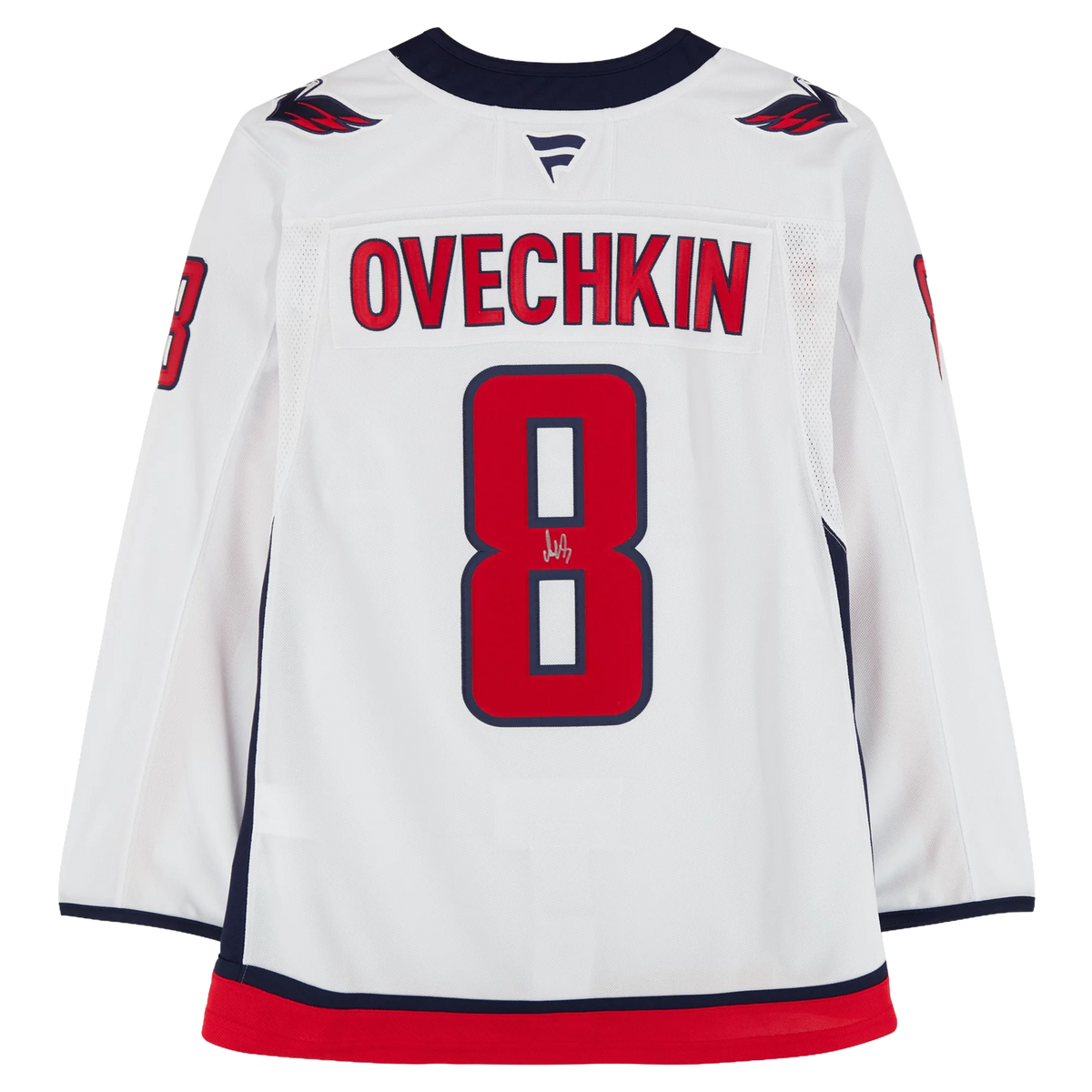 Alex Ovechkin Signed Washington Capitals White Road Jersey | Authenticated | WJRSYOV0105