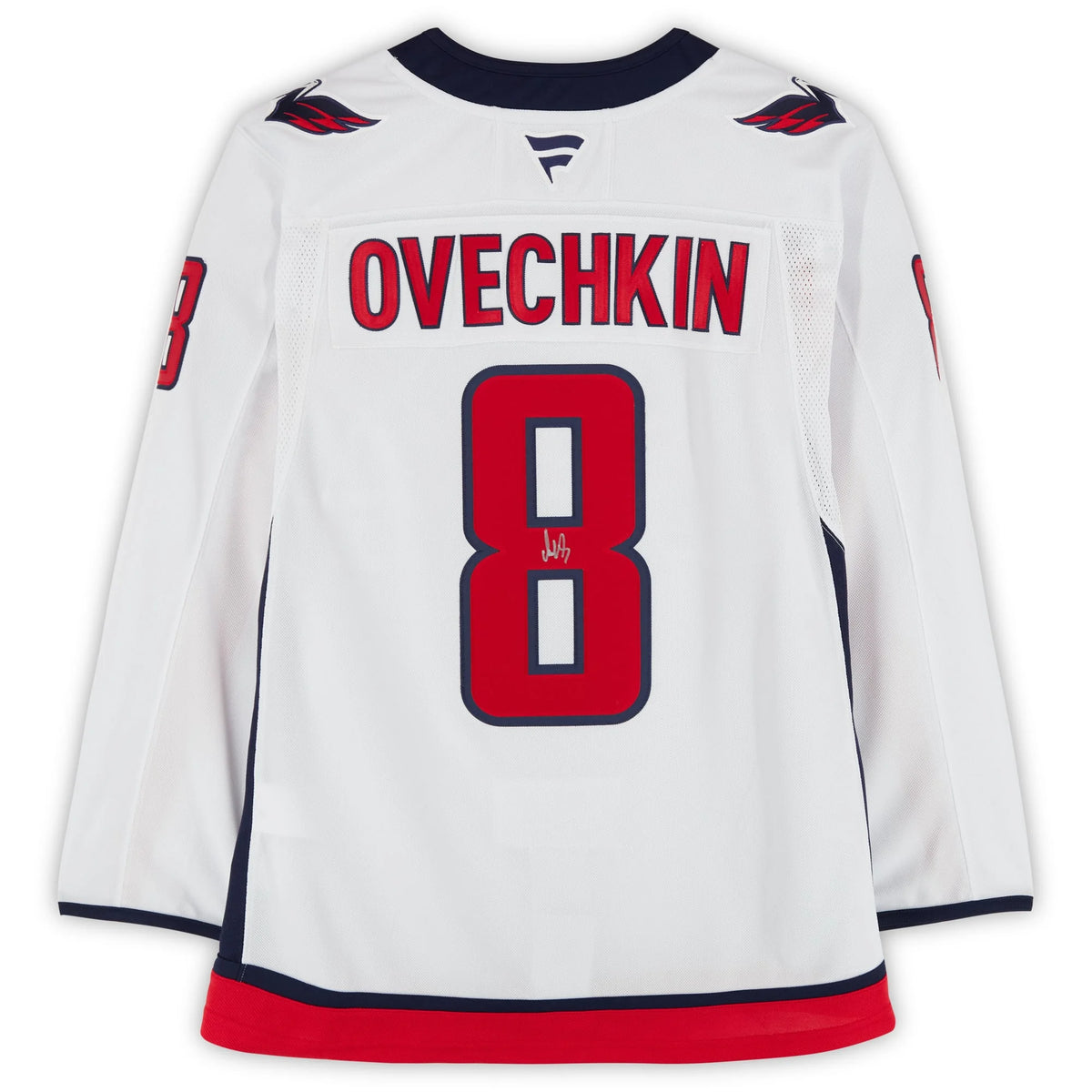 Alex Ovechkin Signed Washington Capitals White Road Jersey | Authenticated | WJRSYOV0105