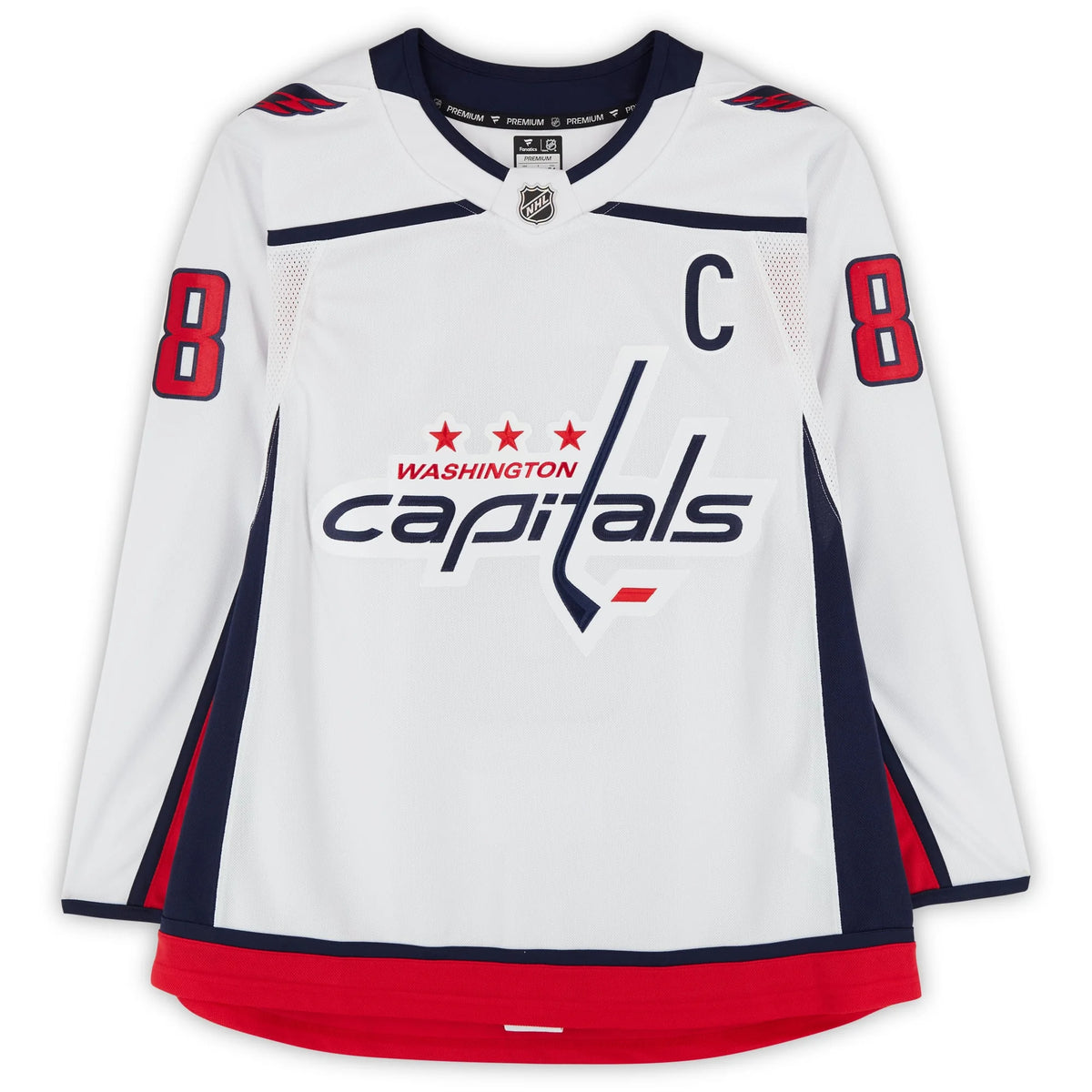Alex Ovechkin Signed Washington Capitals White Road Jersey | Authenticated | WJRSYOV0105