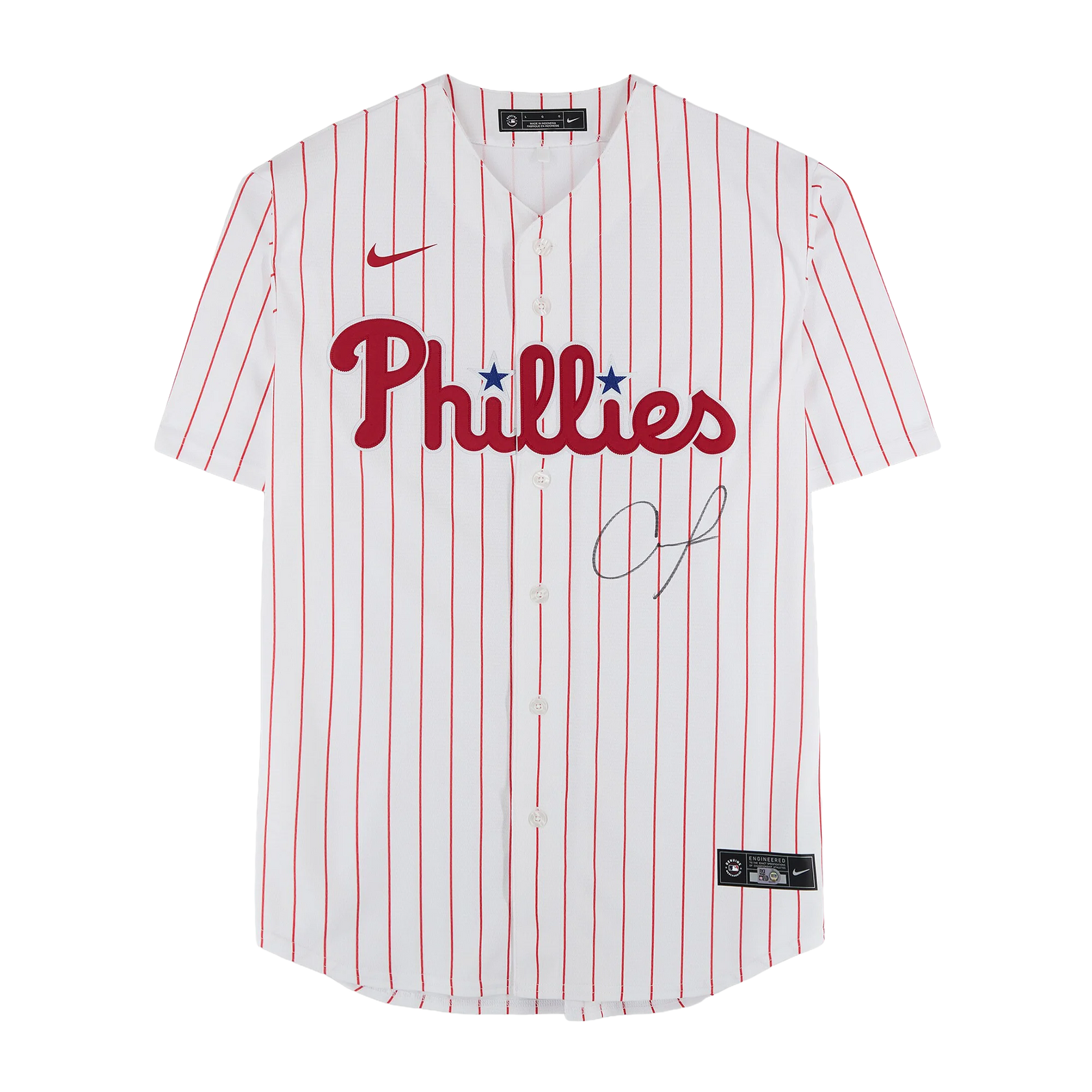 Andrew Painter Signed Philadelphia Phillies Jersey | White Nike Replica