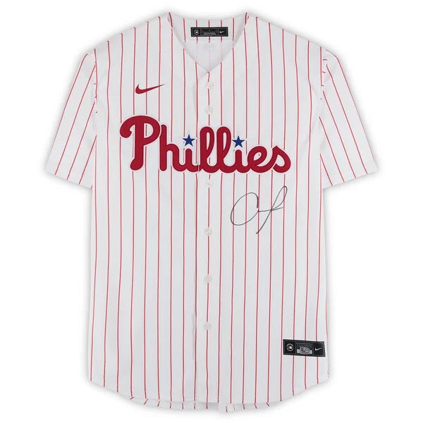Andrew Painter Signed Philadelphia Phillies Jersey | White Nike Replica